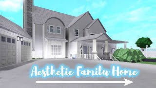 Aesthetic Family House Exterior BLOXBURG BUILD Aesthetic Family House Exterior BLOXBURG BUILD