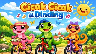 CICAK CICAK DI DINDING❤Lagu anak anak populer animasi 3D