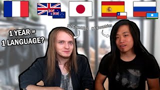 WE SPEAK THE 5 SAME LANGUAGES | How to learn languages while travelling