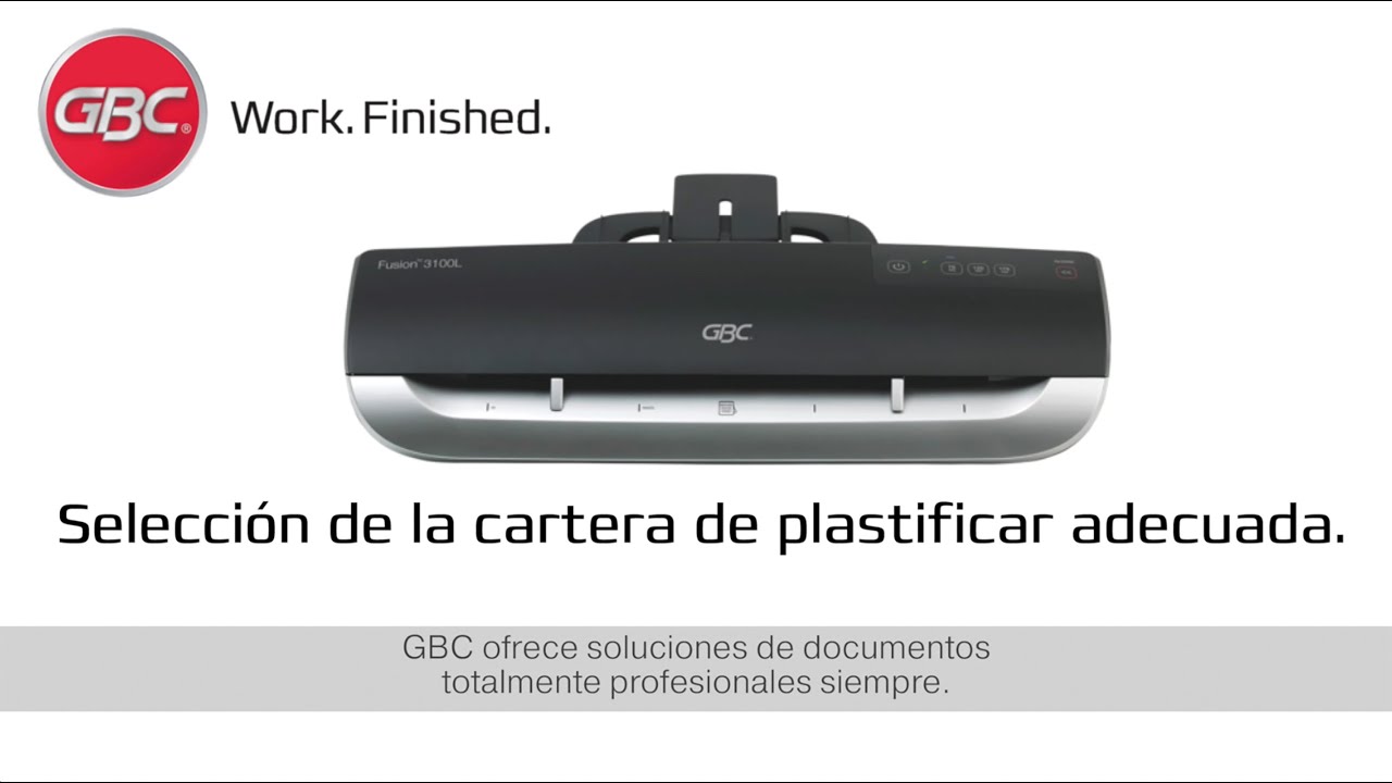 GBC Selecting The Right Laminating Pouch - A3 & A4 Laminating 