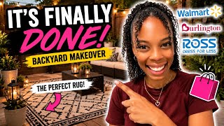 FINALLY Found the PERFECT Outdoor Rug! 😍 Backyard Makeover + Walmart, Ross & Burlington Finds