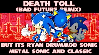 FLASHING LIGHTS!! (SONIC REMIX) DEATH TOLL but it's Adventure Sonic, Metal Sonic and Classic Sonic