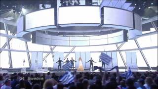 HD HDTV SWEDEN ESC Eurovision Song Contest 2009 Final Malena Ernman La Voix