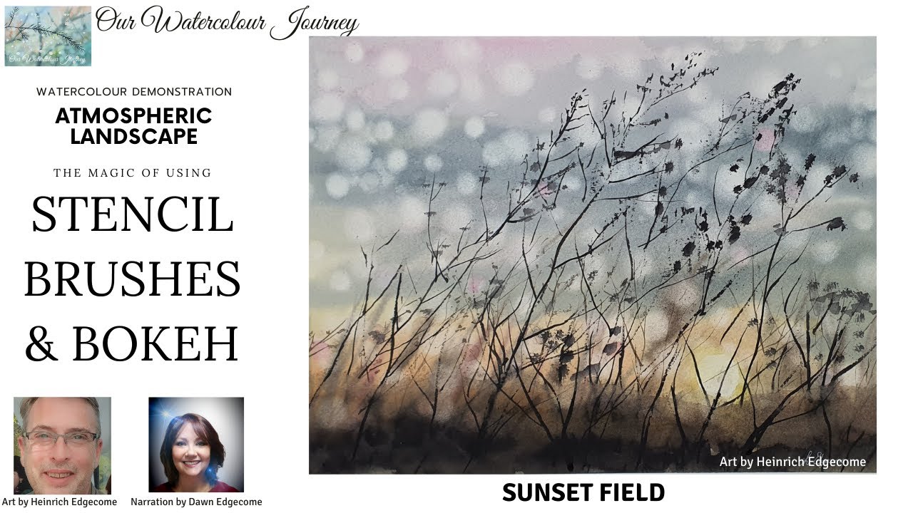 Как нарисовать эффект #Bokeh, используя #StencilBrushes #bokeheffect [cc] доступные субтитры