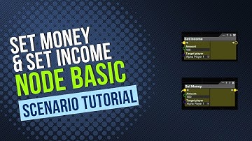 Broken Arrow Scenario Tutorial: Set Income and Money Node