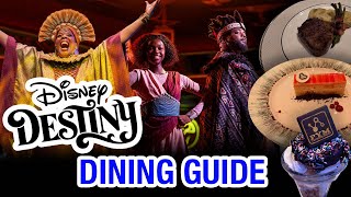 Disney Destiny Rotational Dining Guide | Full Menus, Entertainment & Honest Reviews