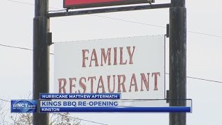 King's BBQ partially reopens 1 month after Matthew flooding