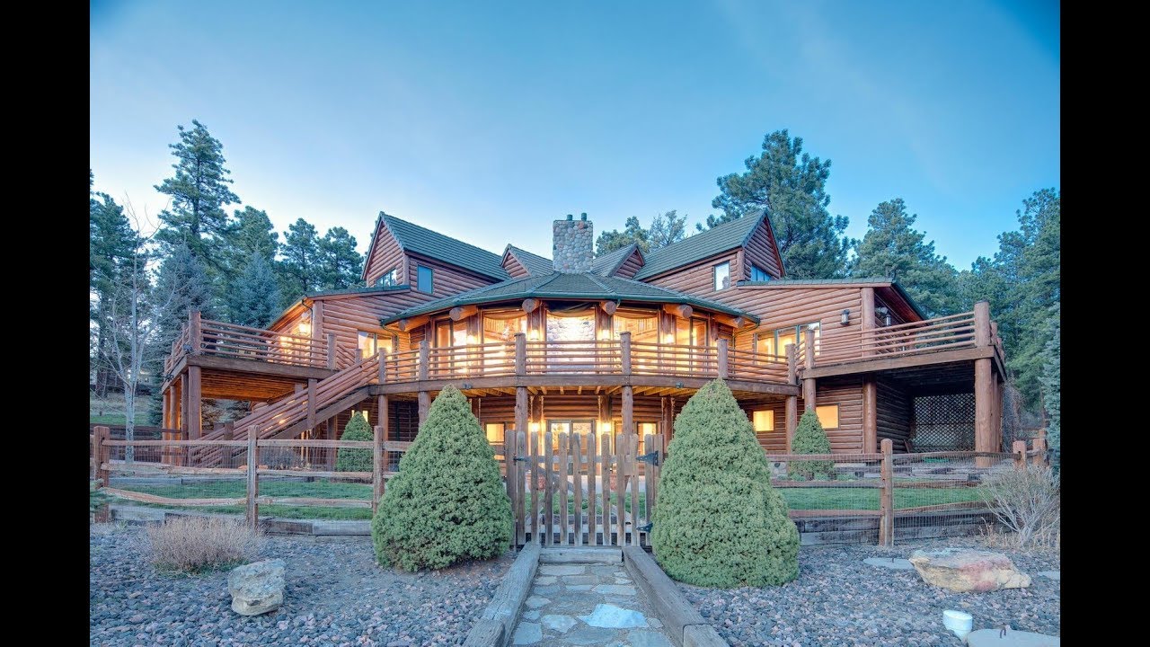 Exceptional Log Home in Larkspur, Colorado Sotheby's International