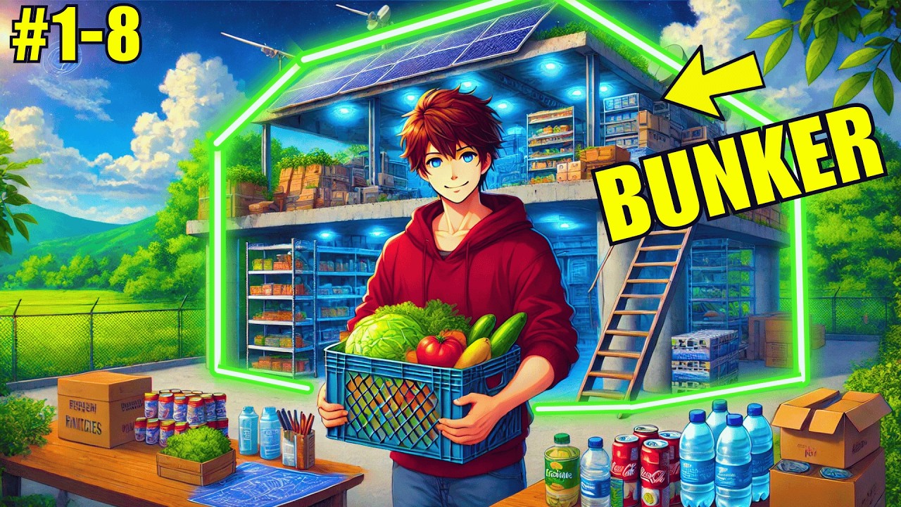 The World Is In Ruins After A Nuclear War but He Survives By Upgrading His Bunker! Apocalypse Manhwa