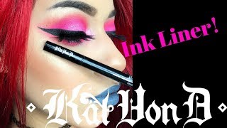 Create a BAD ASS wing Liner! Using KVD Beauty Ink Liner!