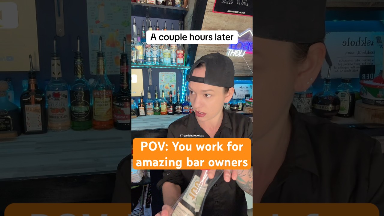 What is working for an amazing bar owner like? I love the owners of the bar where I work🫶 #barowner