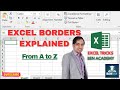 Excel Borders Explained | Format Tables Like a Pro