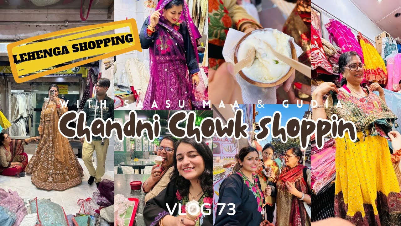 Devar ki shaadi ki Shopping🛍️ with Saasu maa & nannad❤ Ft. Chandni chowk, Delhi