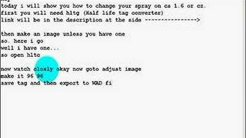 How To Change Your Spray In Counter Strike 1.6 or CZ