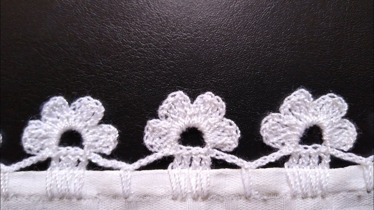 Puntilla #410 Muy Fácil De Realizar Para Tu Servilleta.