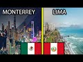 MONTERREY 🇲🇽 vs LIMA 🇵🇪 | COMPARACIÓN DE CIUDADES | México vs Perú | 2020