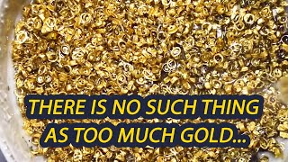 GOLD FROM ~ 1700 BC107V TRANSISTORS! PURITY OF GOLD LIKE IN A BANK!