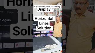 Horizontal Lines Solution Display Repair #vinodkenny #ledtvrepair #viralvideo #lifeisbutadream