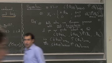 NCCR SwissMAP - Brownian motion and stochastic calculus