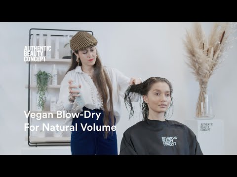 Vegan Blow-Dry for Natural Volume