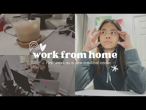 Work from home: my first week as a new medical coder | medical coding journey