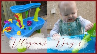 Splash Pond Water Table! Parker's First Christmas Present! | Vlogmas Day 6!