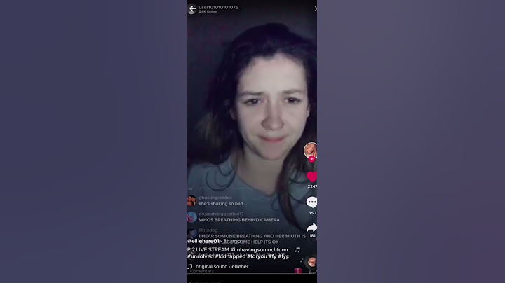a girl did the hand signal on a tiktok live!!she need help!! IMHAVINGSOMUCHFUNN