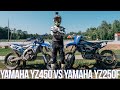 2021 Yamaha YZ250F vs 2020 Yamaha YZ450 || Moto Academy Bike Reviews