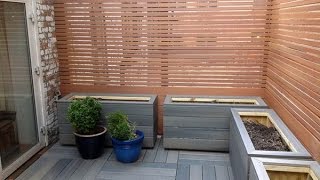 planter box brackets for composite decking Like this video? Consider giving us a tip @http://www.woodplasticproduct.com plastic wood outdoor flower pots ,how to build a
