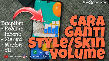 Cara Mengganti Tema/Tampilan Volume HP Samsung Galaxy M32 M21 A03S M12 M42 M22 One UI 3.1