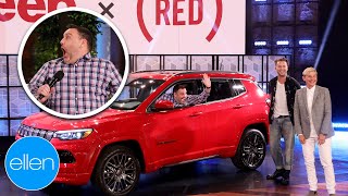 Ryan Tedder & Ellen Surprise Nurse George With a New Vehicle