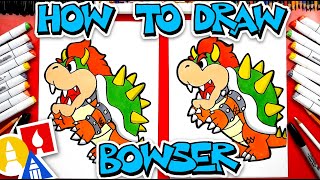 how to draw bowser