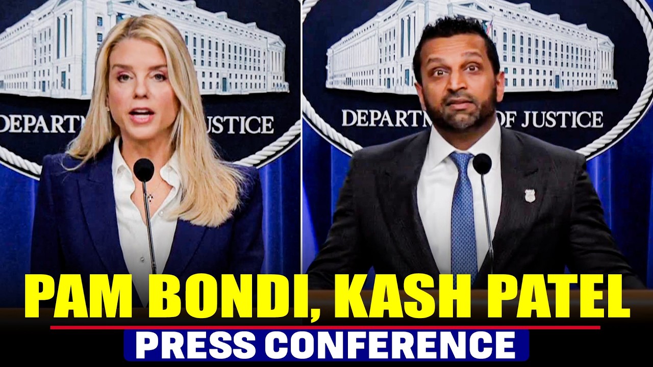 Pam Bondi, FBI Chief Kash Patel briefs on arrest of 'key participant' in 2012 Benghazi attack