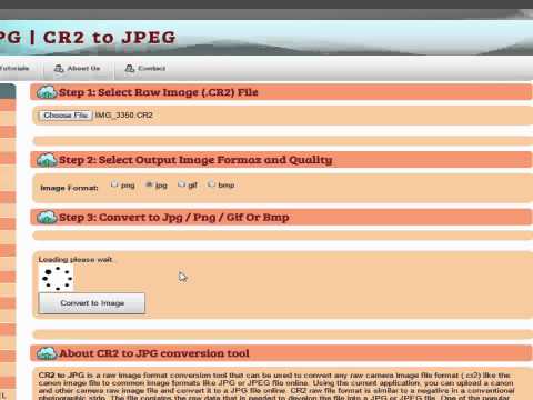Video: Sådan Konverteres Cr2 Til Jpeg Online