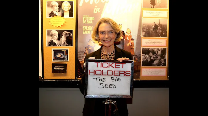 Patty McCormack The Bad Seed FULL Q&A 12-12-21
