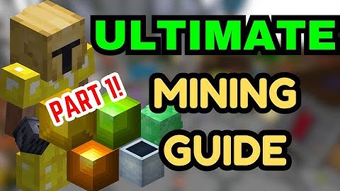 ULTIMATE Early Game Mining Guide **For Beginners** - Hypixel Skyblock