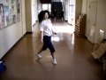 Japanese student dancing