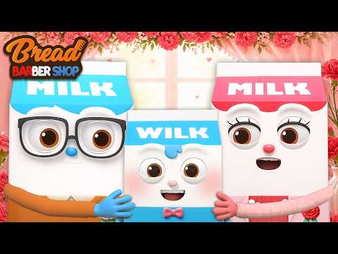 BreadBarbershop | Meet Wilk’s Family! | english /animation/dessert