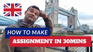 How to make assignment in 30minutes? Assignment guide for UK university screenshot 4