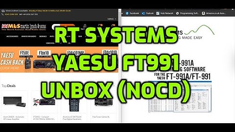 RTsystems - Software - Martin Lynch Yaesu fT-991a Unboxing NO CD !! :(