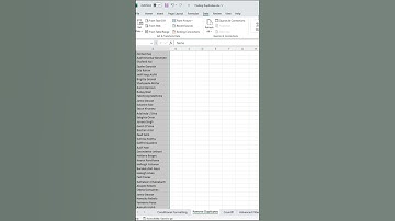 Finding Duplicates In Excel - Method 02 of 05 : Remove Duplicates Feature in Excel #Shorts