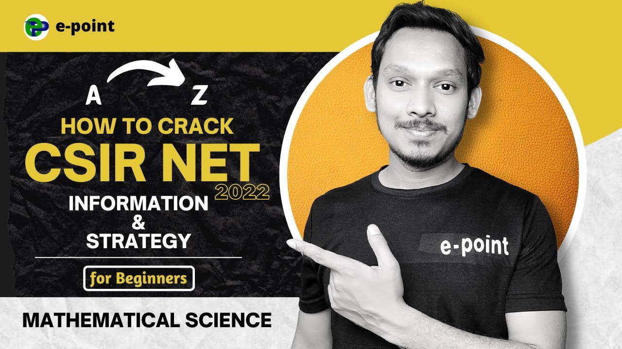 A to Z CSIR NET MATHS | INFORMATION & STRATEGY | CSIR NET MATHEMATICS ...