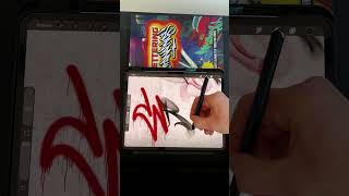 Mix Brush Techniques Born2Write Style #digitalart #brushes #lettering