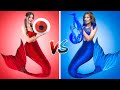 Red vs Blue Color Challenge! One Color for 24 Hours