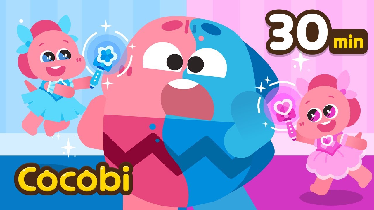 💗Pink and Blue💙Challange Song + Color Songs for Kids