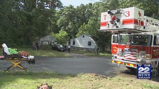 Chicopee, South Hadley firefighters put out house fire on Old Lyman Road