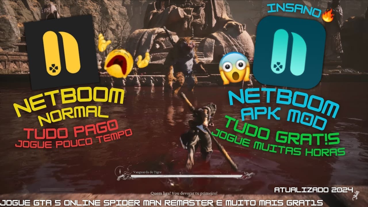 SAIU! NETBOOM CLOUD GAME APK MOD ILIMITADO COM MOEDAS INFINITAS PARA ...