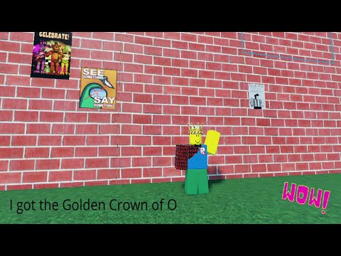 Golden Crown Of O S Roblox Youtube - roblox how to get the crown of o's