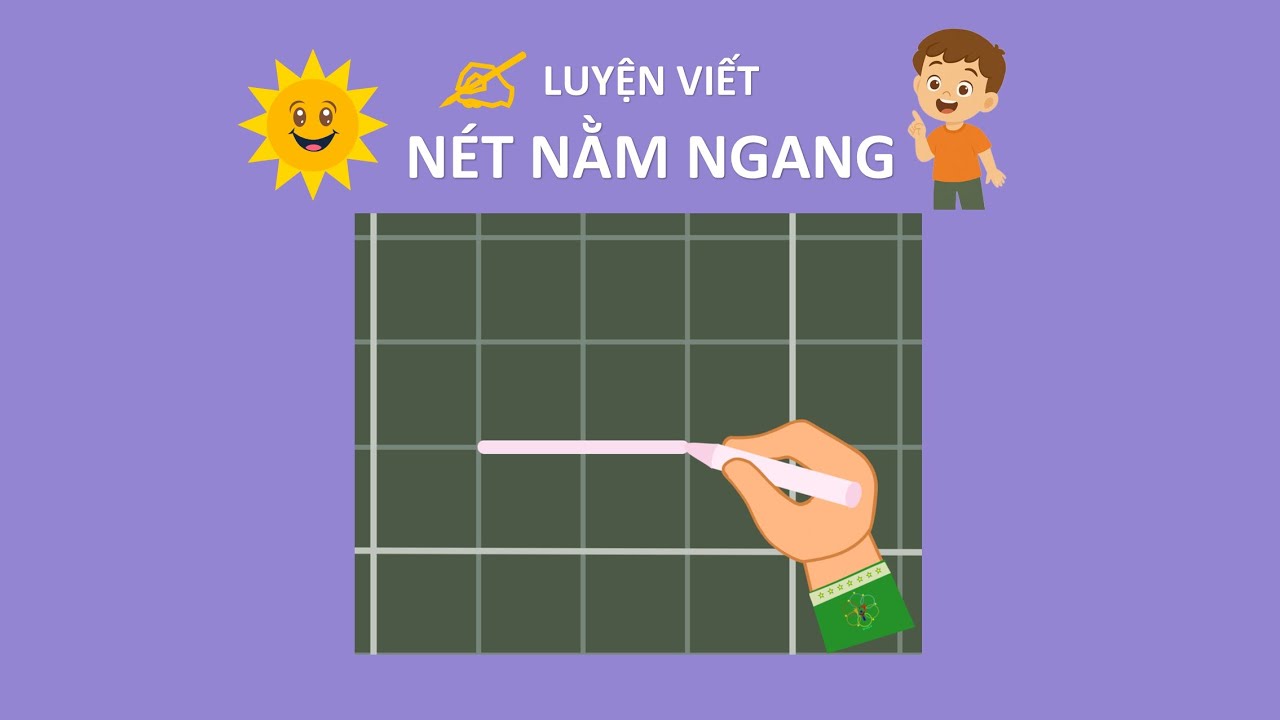 Luyện nét cơ bản - [5.1] Nét nằm ngang. - YouTube