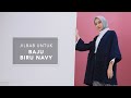 Baju Navy Cocoknya Pakai Jilbab Warna Apa